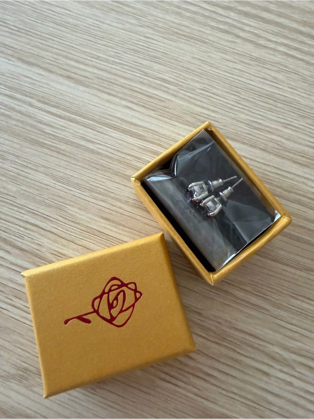 Sparkly Silver Stud Earrings